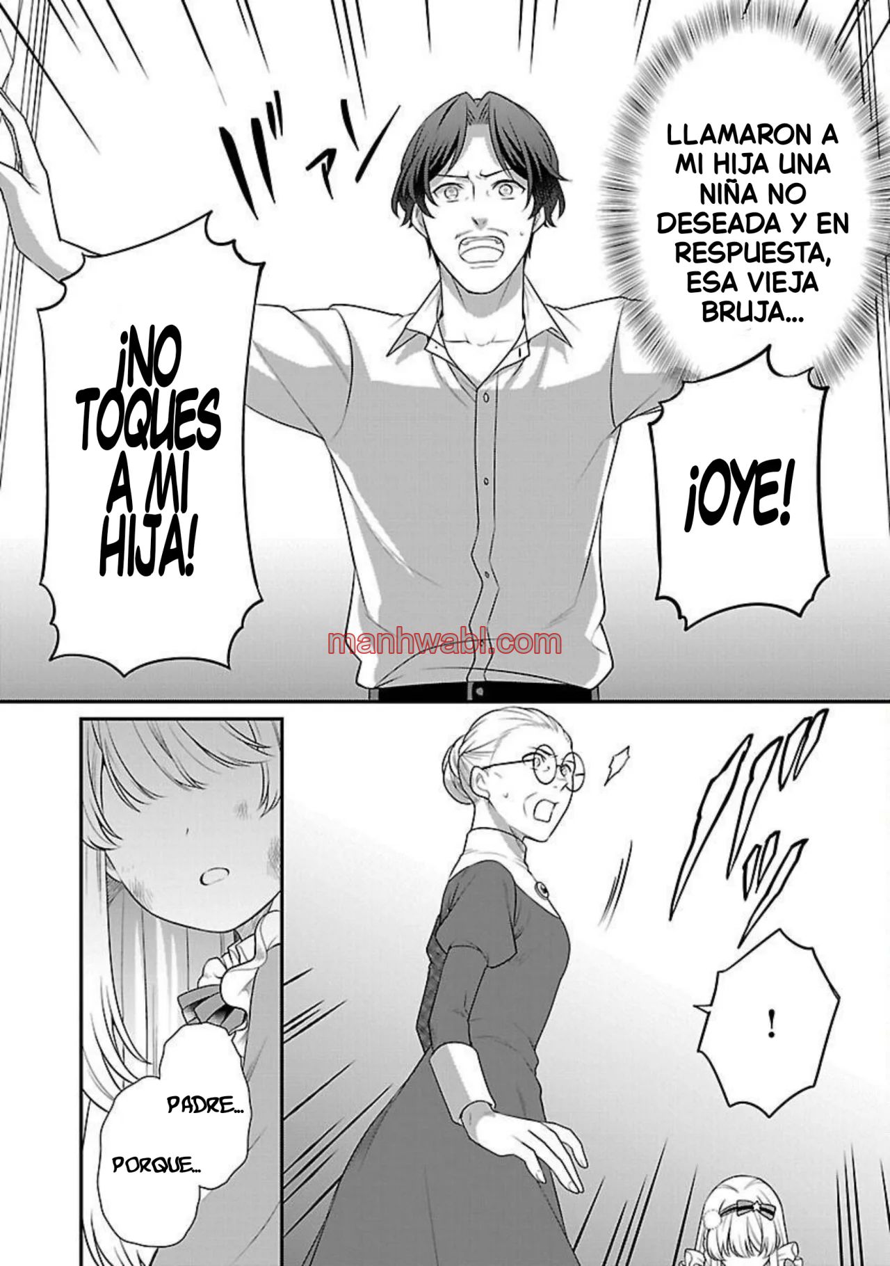Reencarné como el padre de una joven malvada, así que adoro a mi esposa y a mi hija. - Capítulo 1_2 manhwa