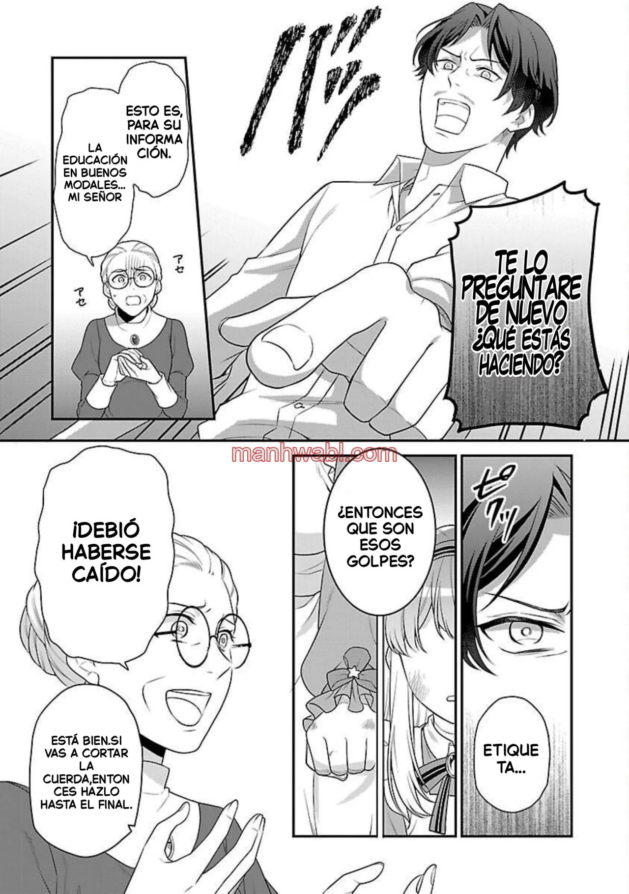 Reencarné como el padre de una joven malvada, así que adoro a mi esposa y a mi hija. - Capítulo 1_2 manhwa