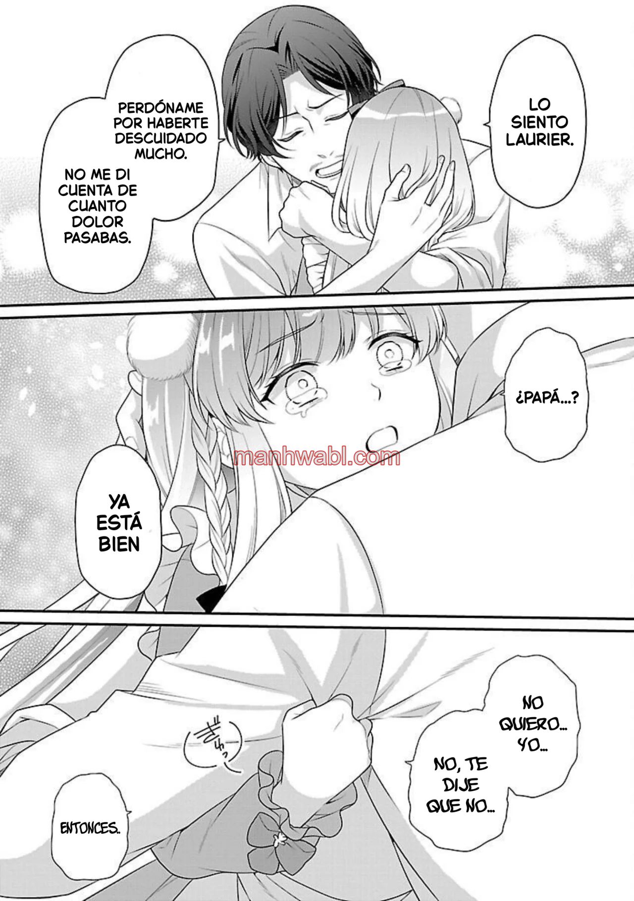 Reencarné como el padre de una joven malvada, así que adoro a mi esposa y a mi hija. - Capítulo 1_2 manhwa