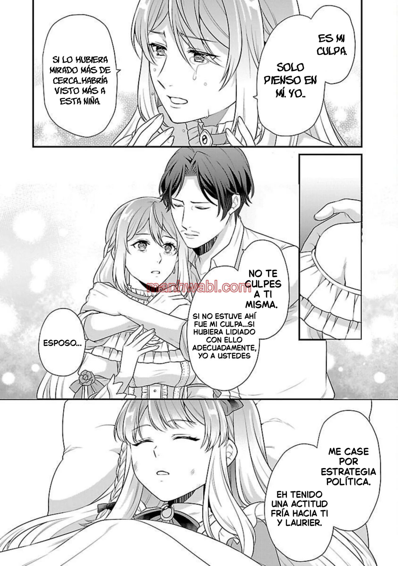 Reencarné como el padre de una joven malvada, así que adoro a mi esposa y a mi hija. - Capítulo 1_2 manhwa