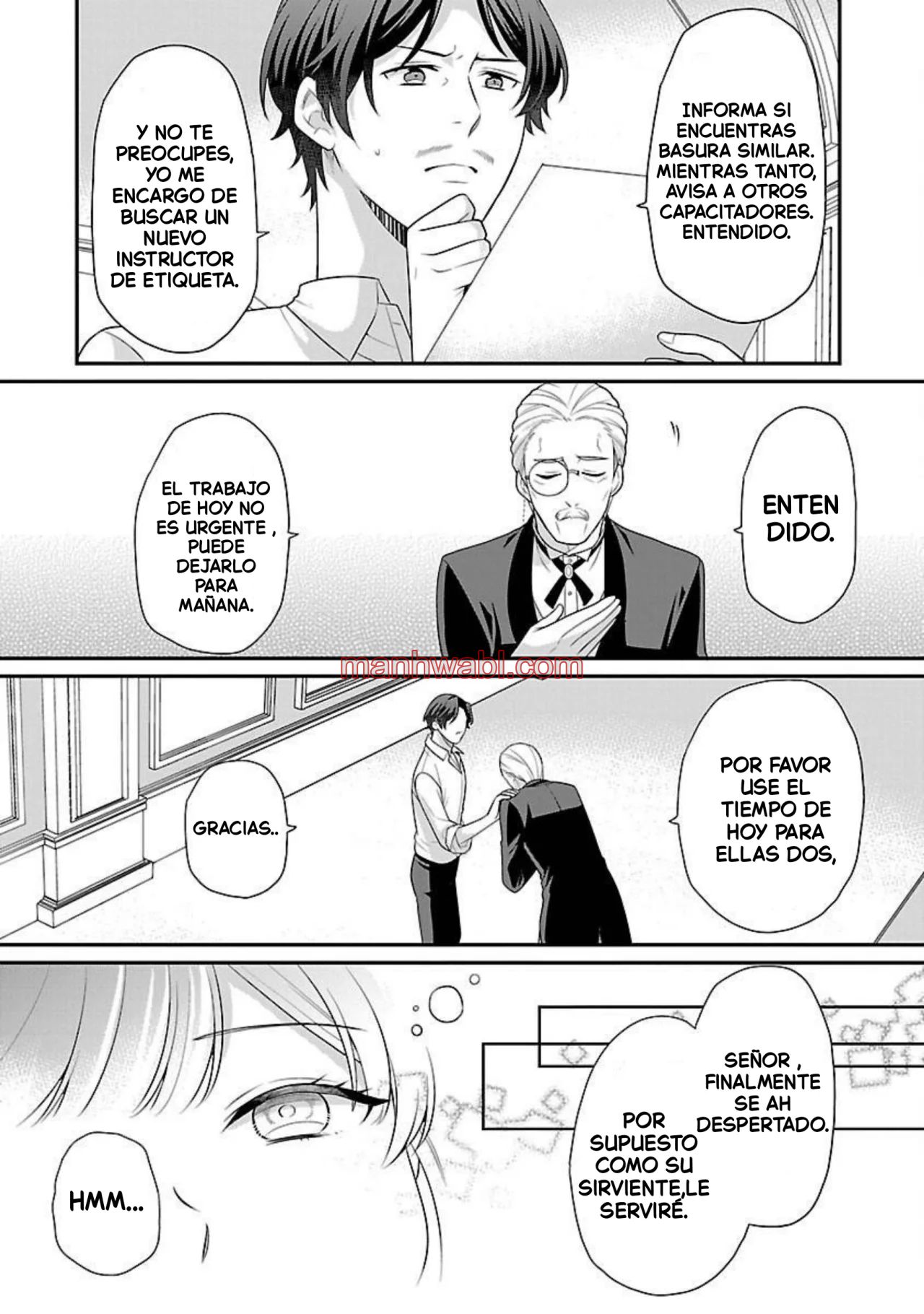 Reencarné como el padre de una joven malvada, así que adoro a mi esposa y a mi hija. - Capítulo 1_2 manhwa