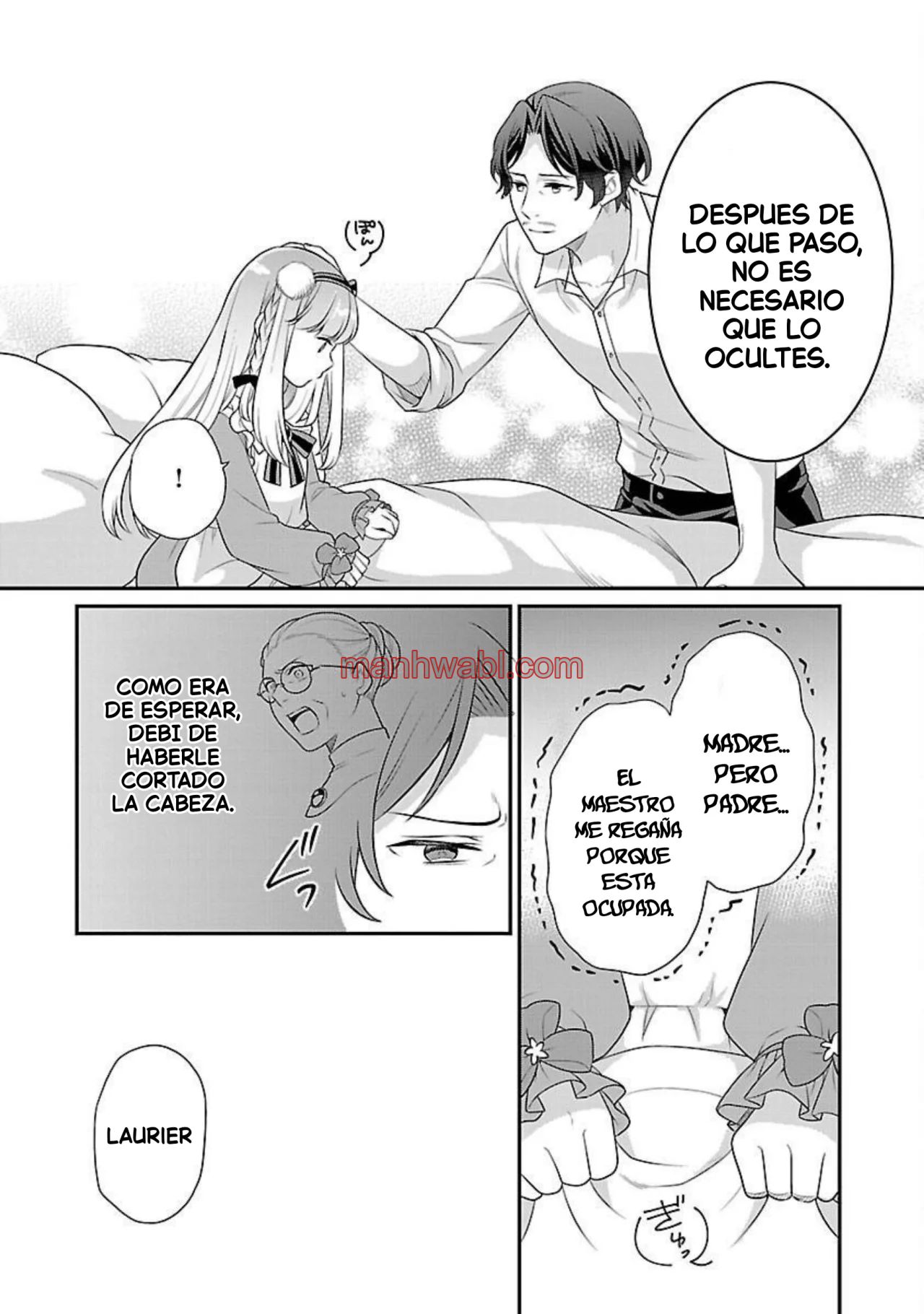 Reencarné como el padre de una joven malvada, así que adoro a mi esposa y a mi hija. - Capítulo 1_2 manhwa