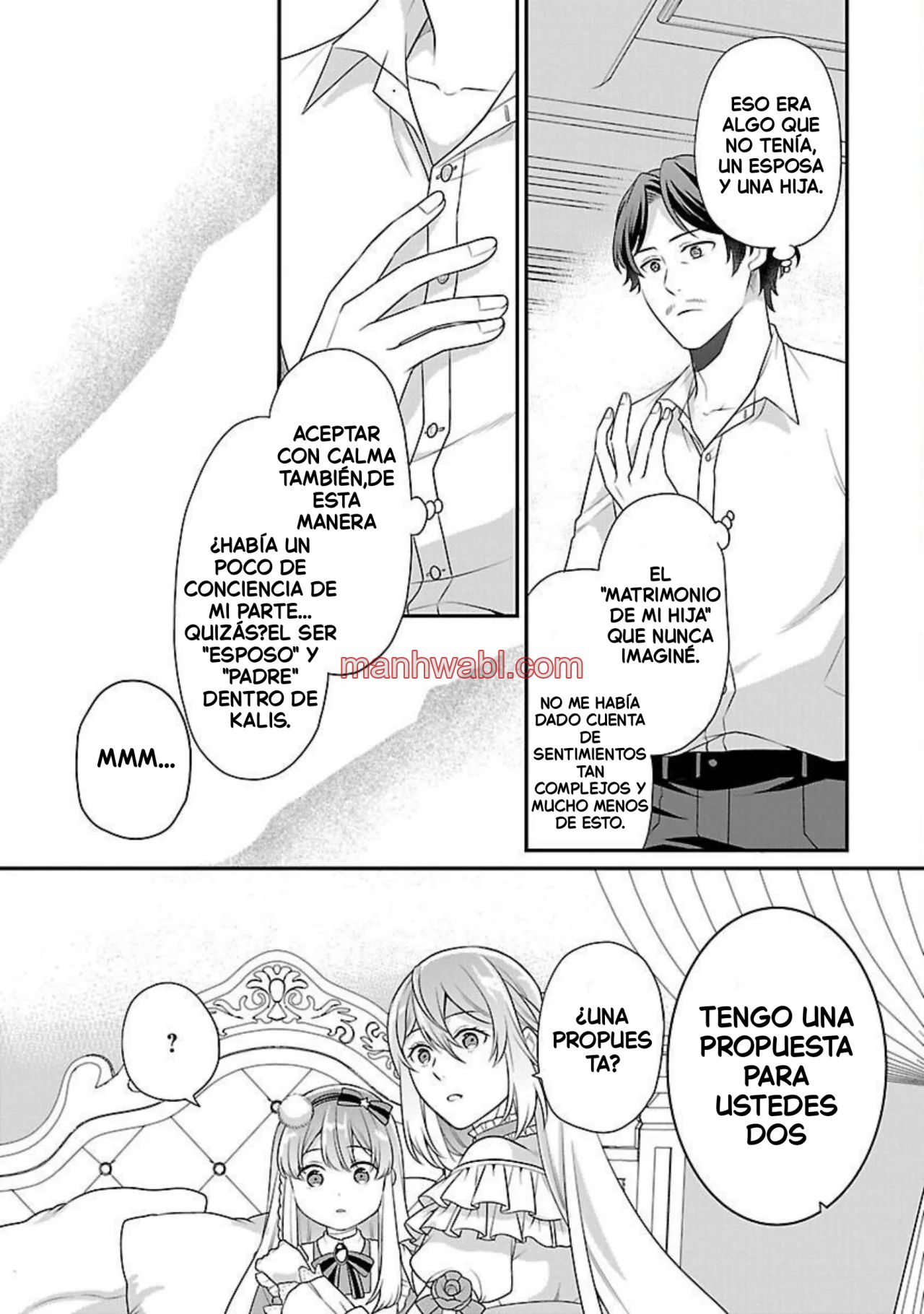 Reencarné como el padre de una joven malvada, así que adoro a mi esposa y a mi hija. - Capítulo 1_3 manhwa