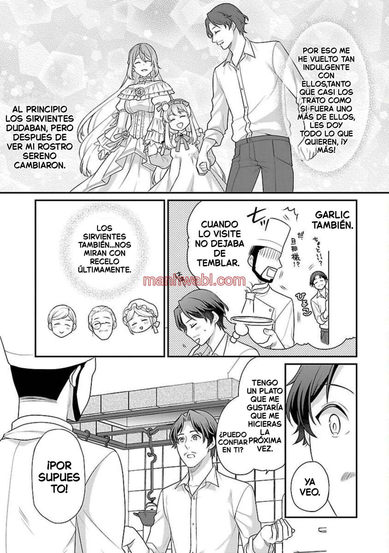 Reencarné como el padre de una joven malvada, así que adoro a mi esposa y a mi hija. - Capítulo 2_2 manhwa