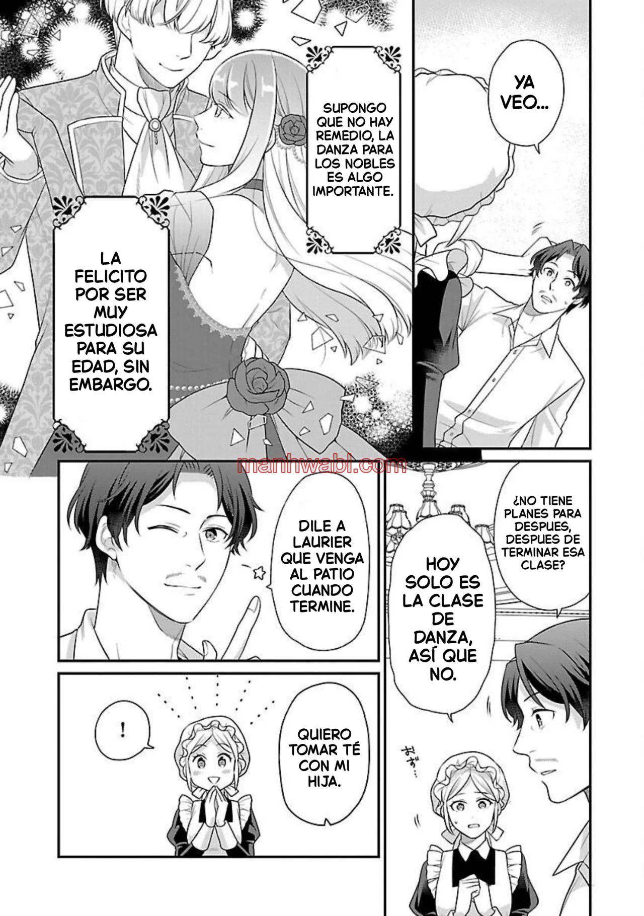 Reencarné como el padre de una joven malvada, así que adoro a mi esposa y a mi hija. - Capítulo 2_2 manhwa