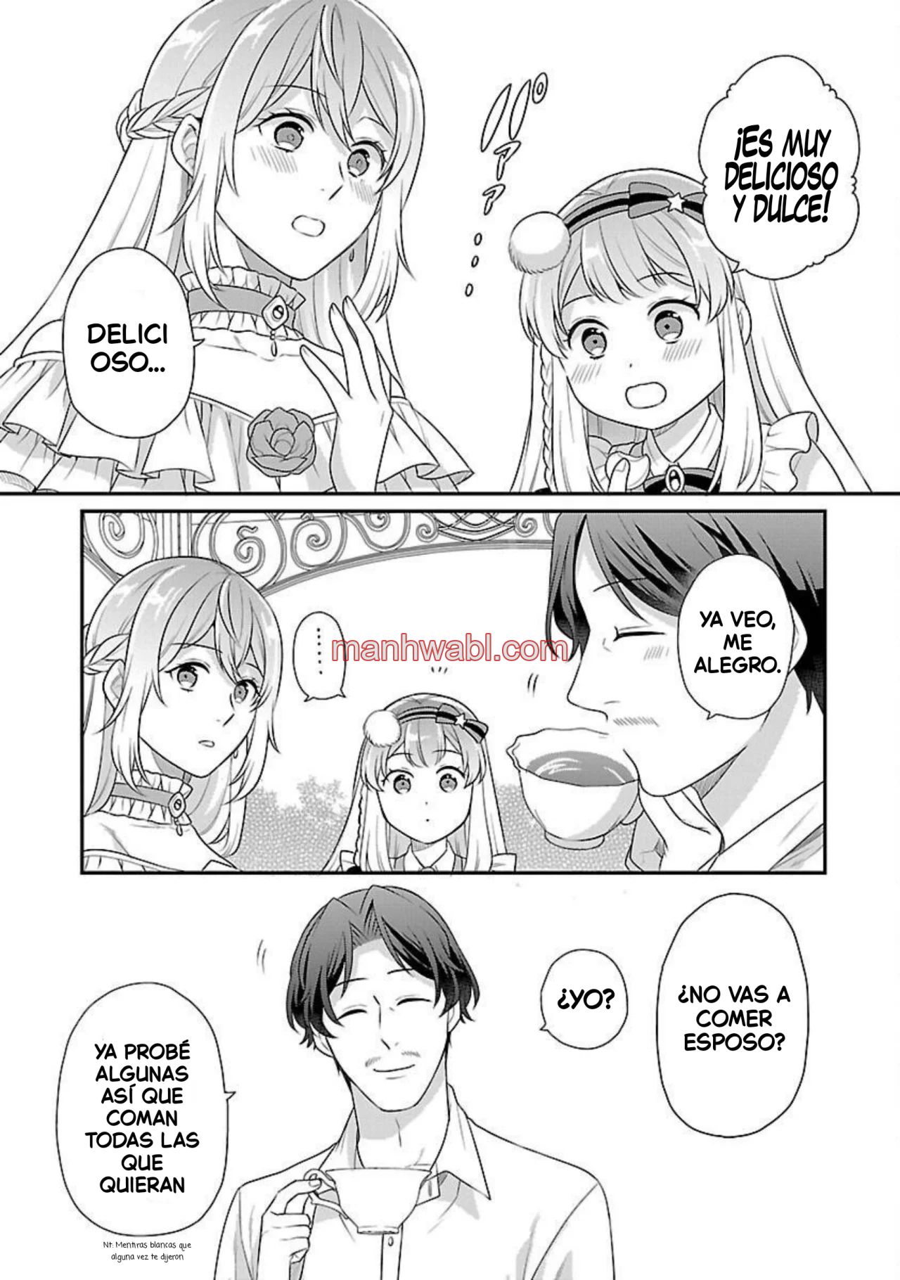 Reencarné como el padre de una joven malvada, así que adoro a mi esposa y a mi hija. - Capítulo 2_3 manhwa