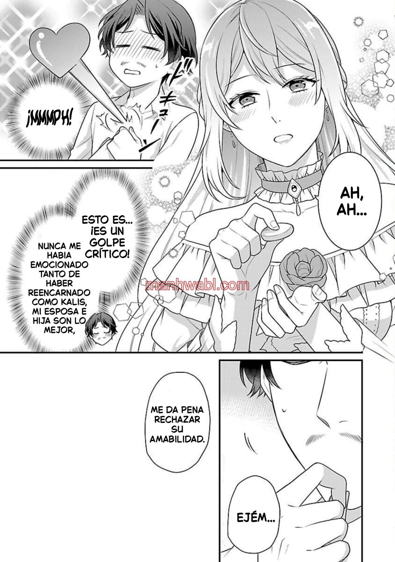 Reencarné como el padre de una joven malvada, así que adoro a mi esposa y a mi hija. - Capítulo 2_3 manhwa