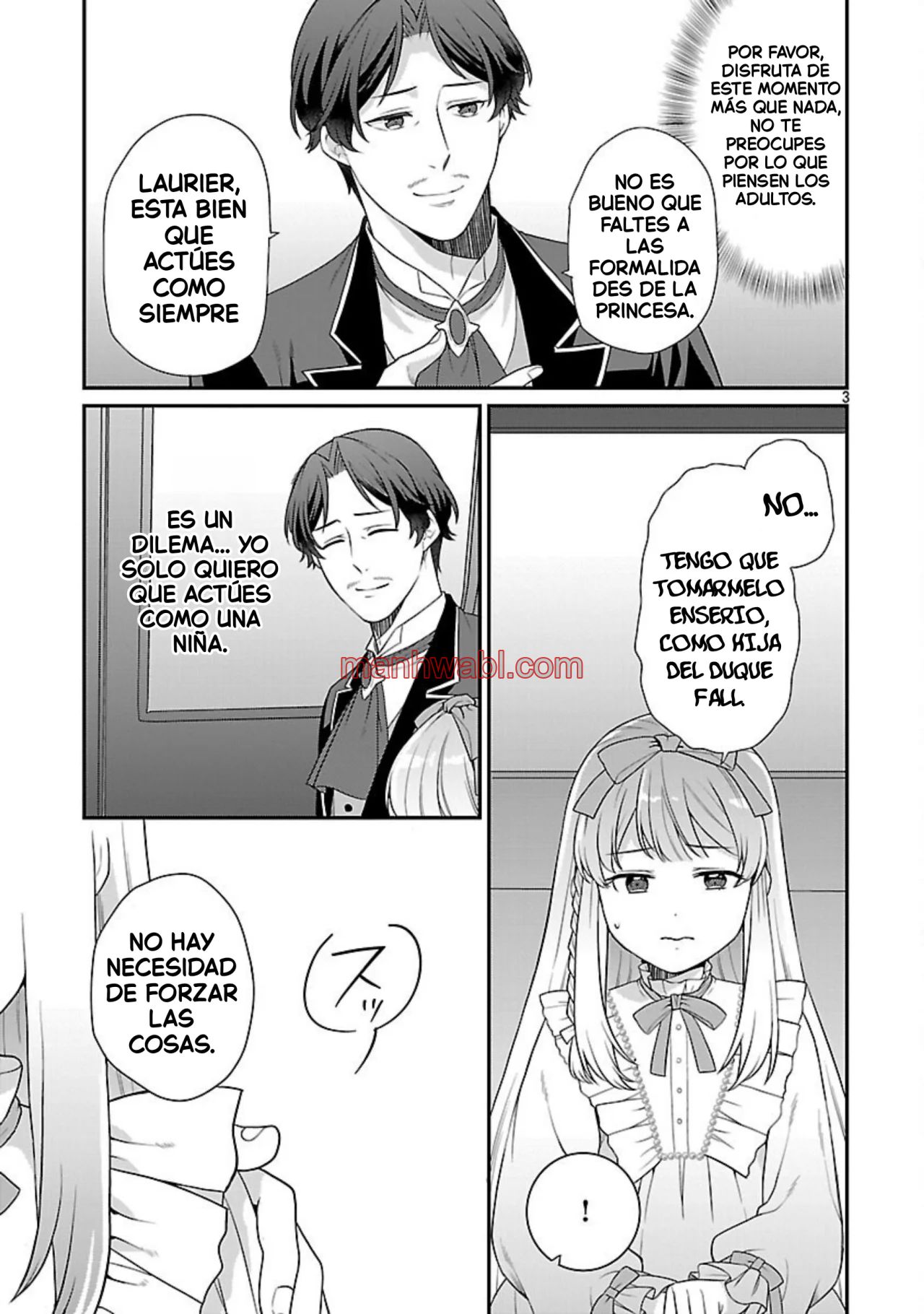 Reencarné como el padre de una joven malvada, así que adoro a mi esposa y a mi hija. - Capítulo 3 manhwa