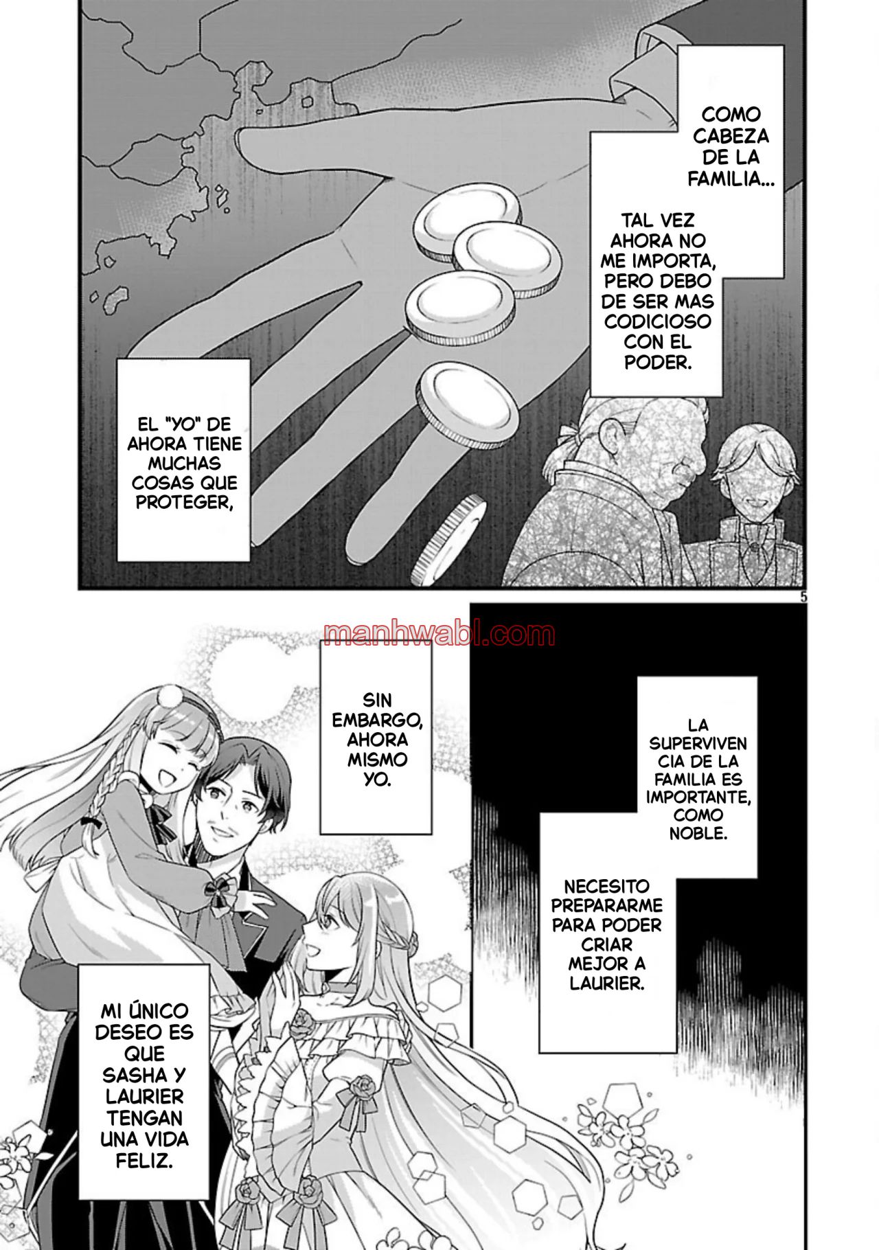 Reencarné como el padre de una joven malvada, así que adoro a mi esposa y a mi hija. - Capítulo 3 manhwa