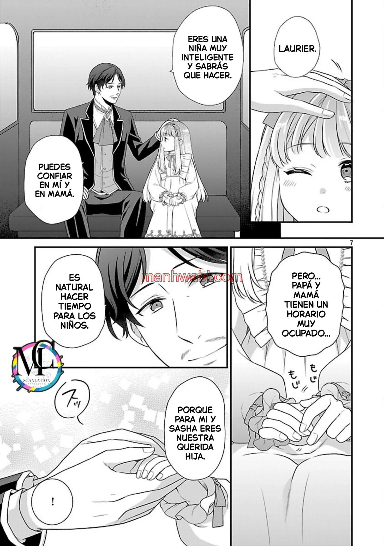 Reencarné como el padre de una joven malvada, así que adoro a mi esposa y a mi hija. - Capítulo 3 manhwa