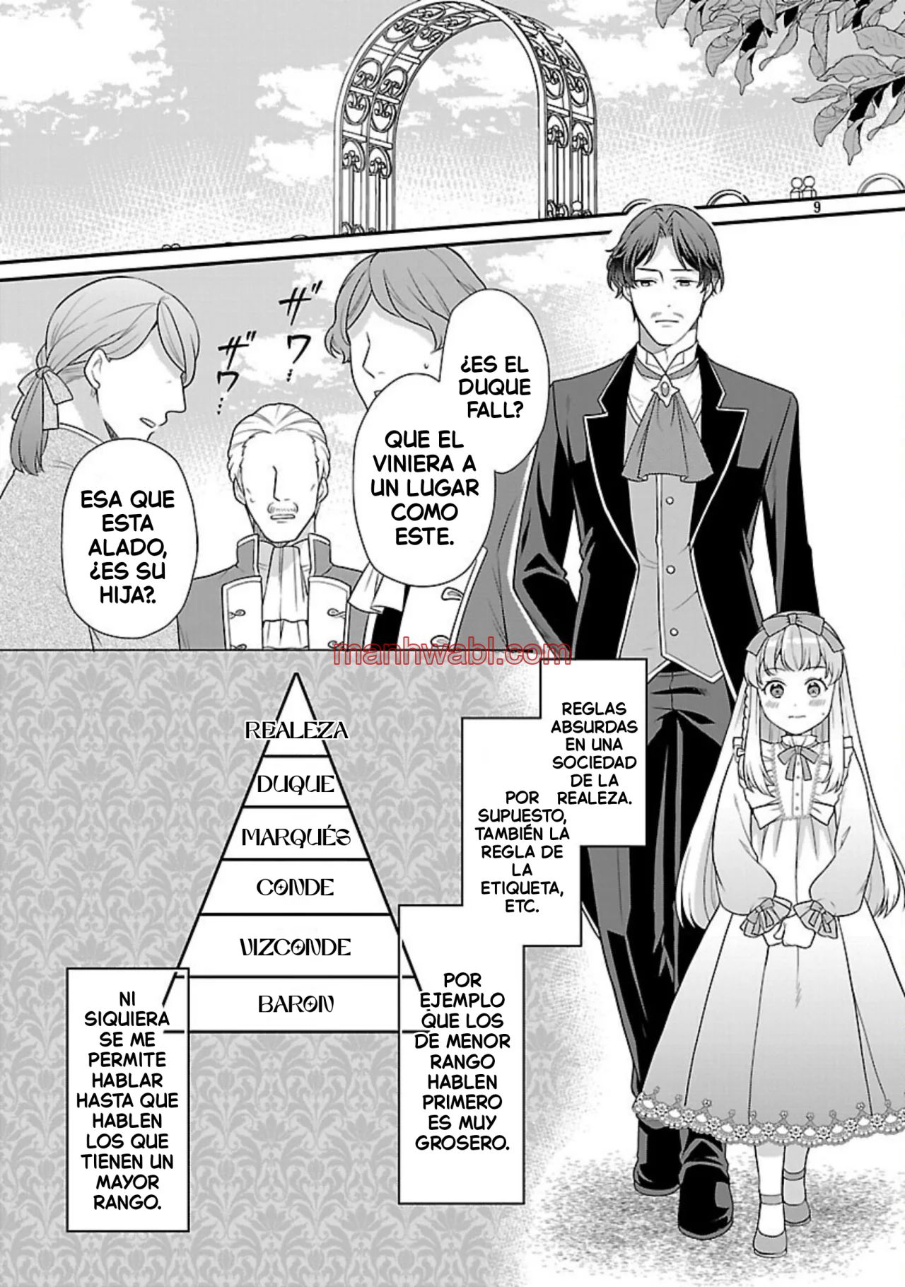 Reencarné como el padre de una joven malvada, así que adoro a mi esposa y a mi hija. - Capítulo 3_2 manhwa