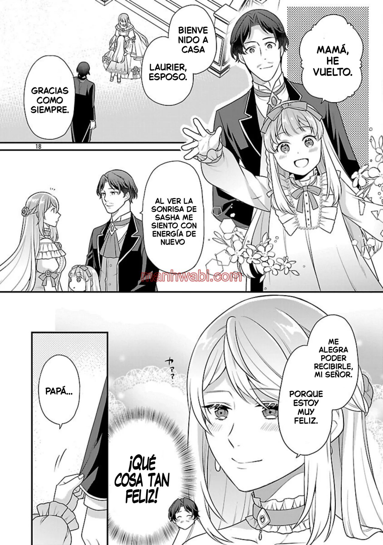 Reencarné como el padre de una joven malvada, así que adoro a mi esposa y a mi hija. - Capítulo 3_2 manhwa