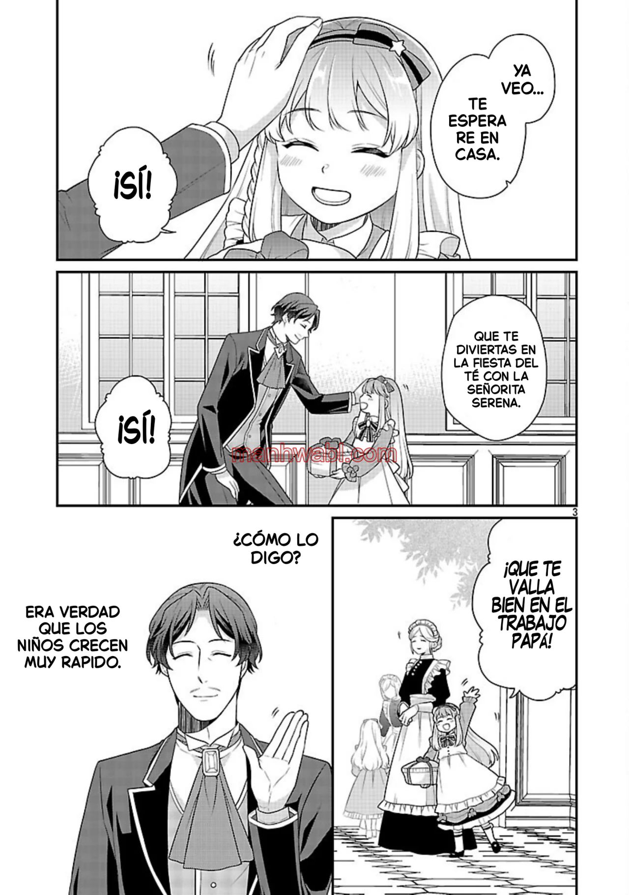 Reencarné como el padre de una joven malvada, así que adoro a mi esposa y a mi hija. - Capítulo 4 manhwa