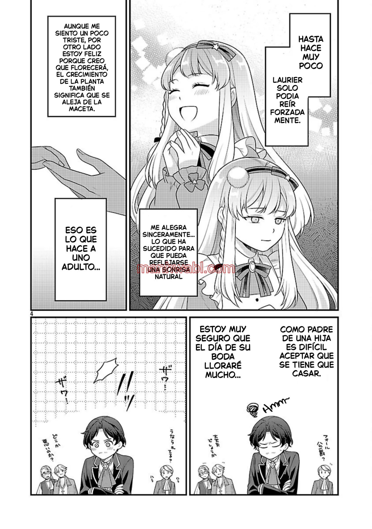 Reencarné como el padre de una joven malvada, así que adoro a mi esposa y a mi hija. - Capítulo 4 manhwa