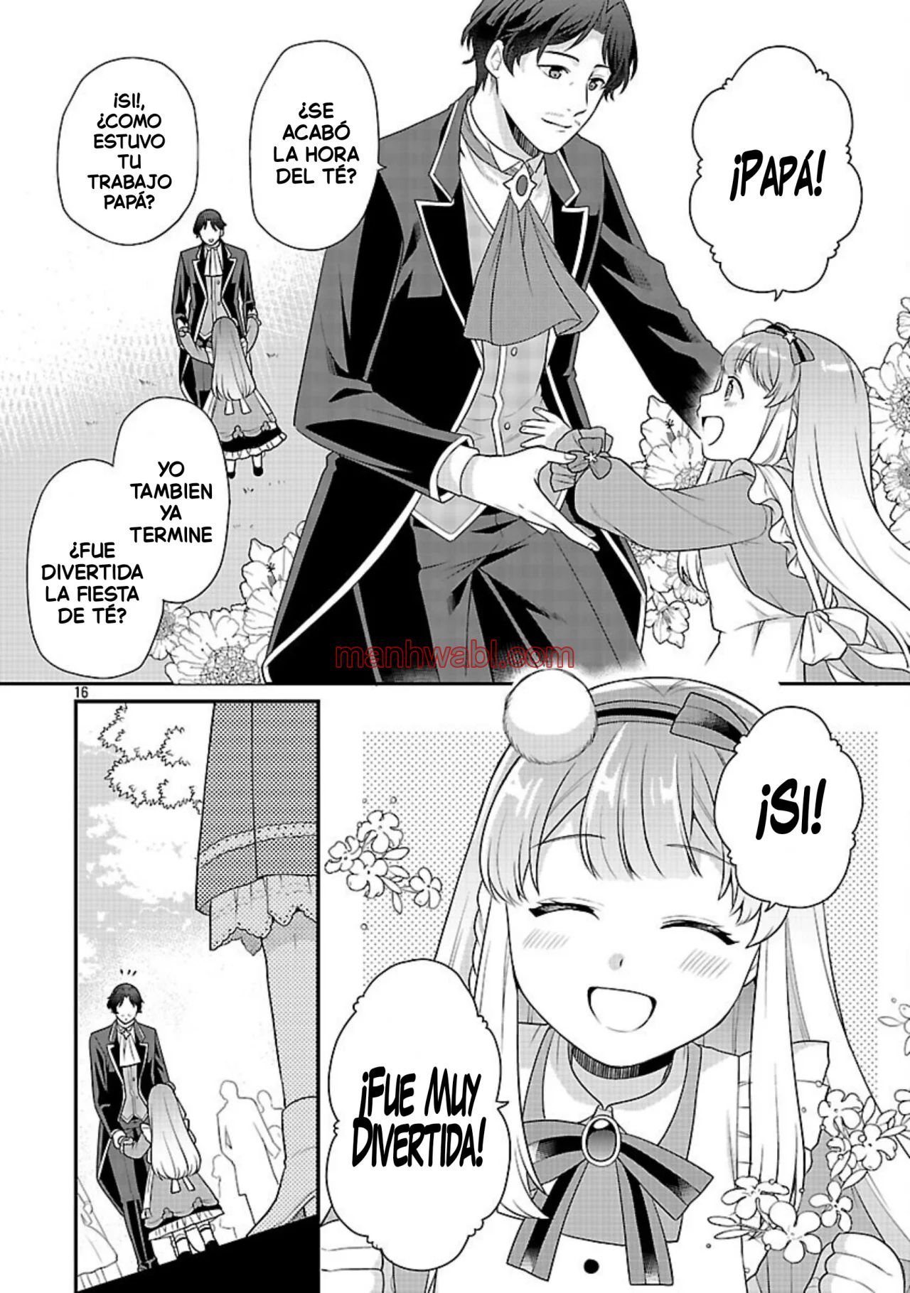 Reencarné como el padre de una joven malvada, así que adoro a mi esposa y a mi hija. - Capítulo 4_2 manhwa