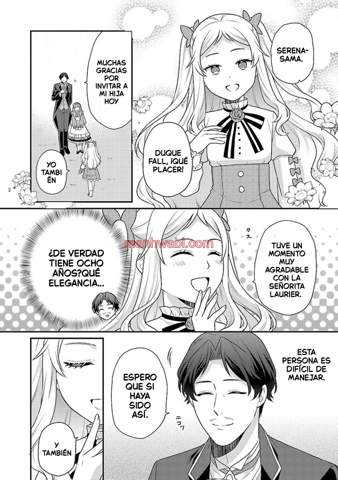 Reencarné como el padre de una joven malvada, así que adoro a mi esposa y a mi hija. - Capítulo 4_2 manhwa