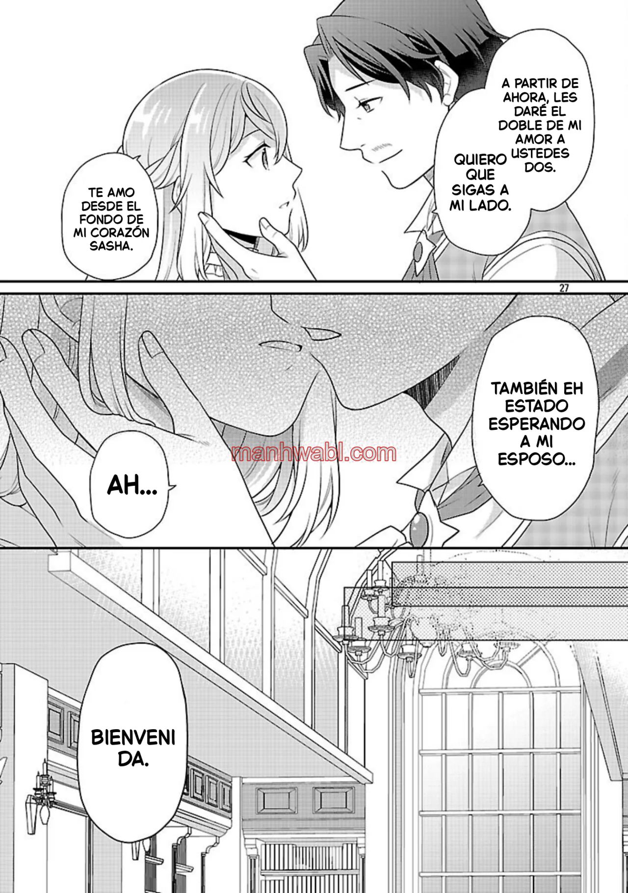 Reencarné como el padre de una joven malvada, así que adoro a mi esposa y a mi hija. - Capítulo 4_3 manhwa