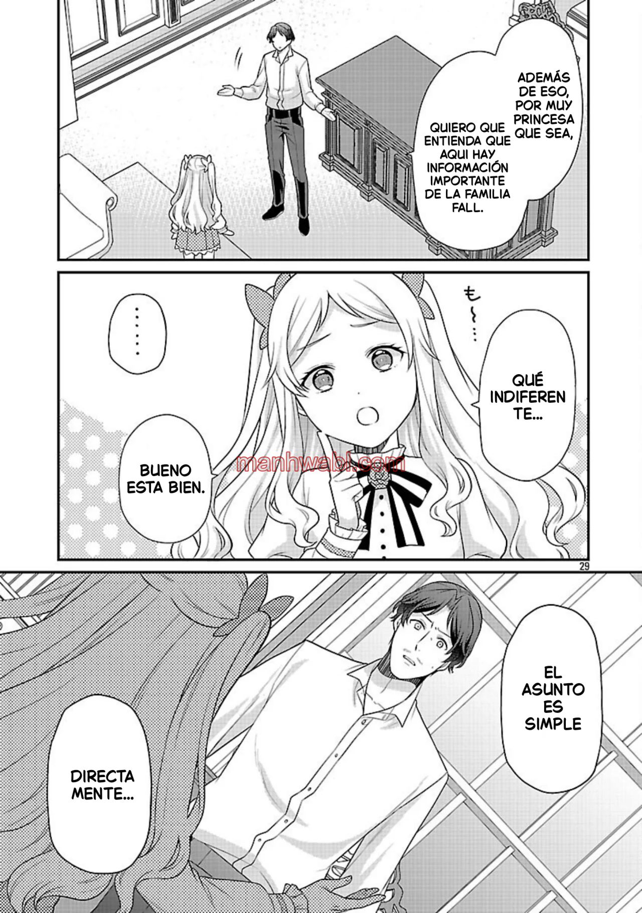 Reencarné como el padre de una joven malvada, así que adoro a mi esposa y a mi hija. - Capítulo 4_3 manhwa