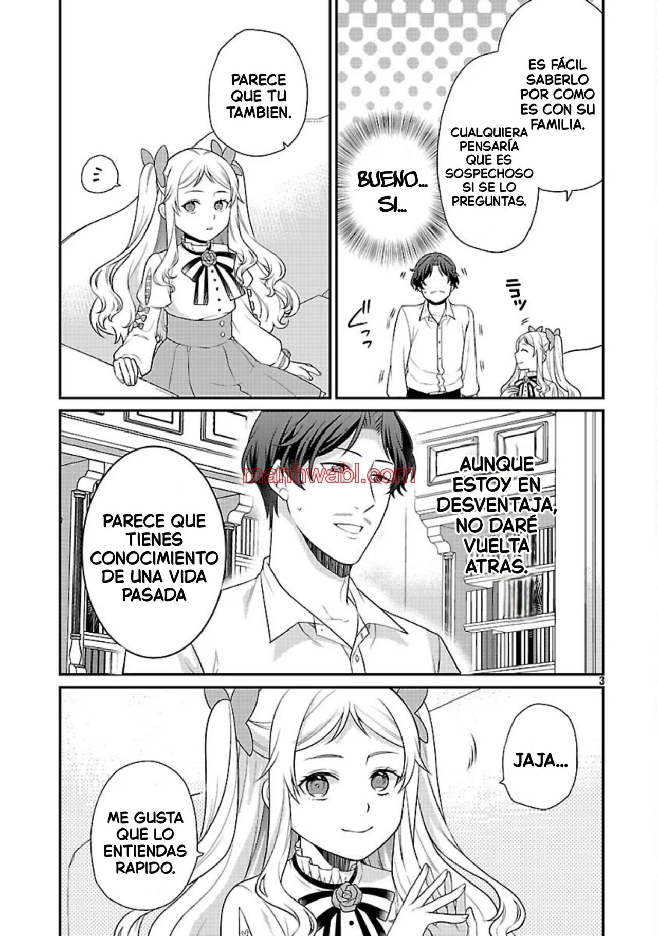 Reencarné como el padre de una joven malvada, así que adoro a mi esposa y a mi hija. - Capítulo 5 manhwa