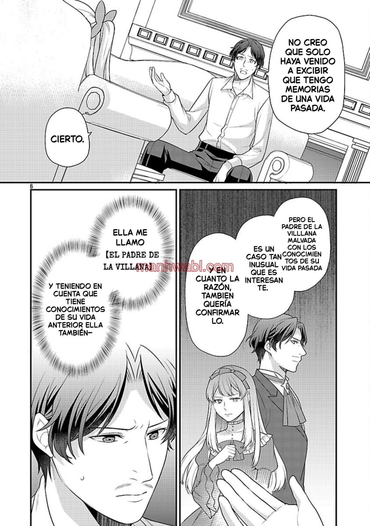 Reencarné como el padre de una joven malvada, así que adoro a mi esposa y a mi hija. - Capítulo 5 manhwa