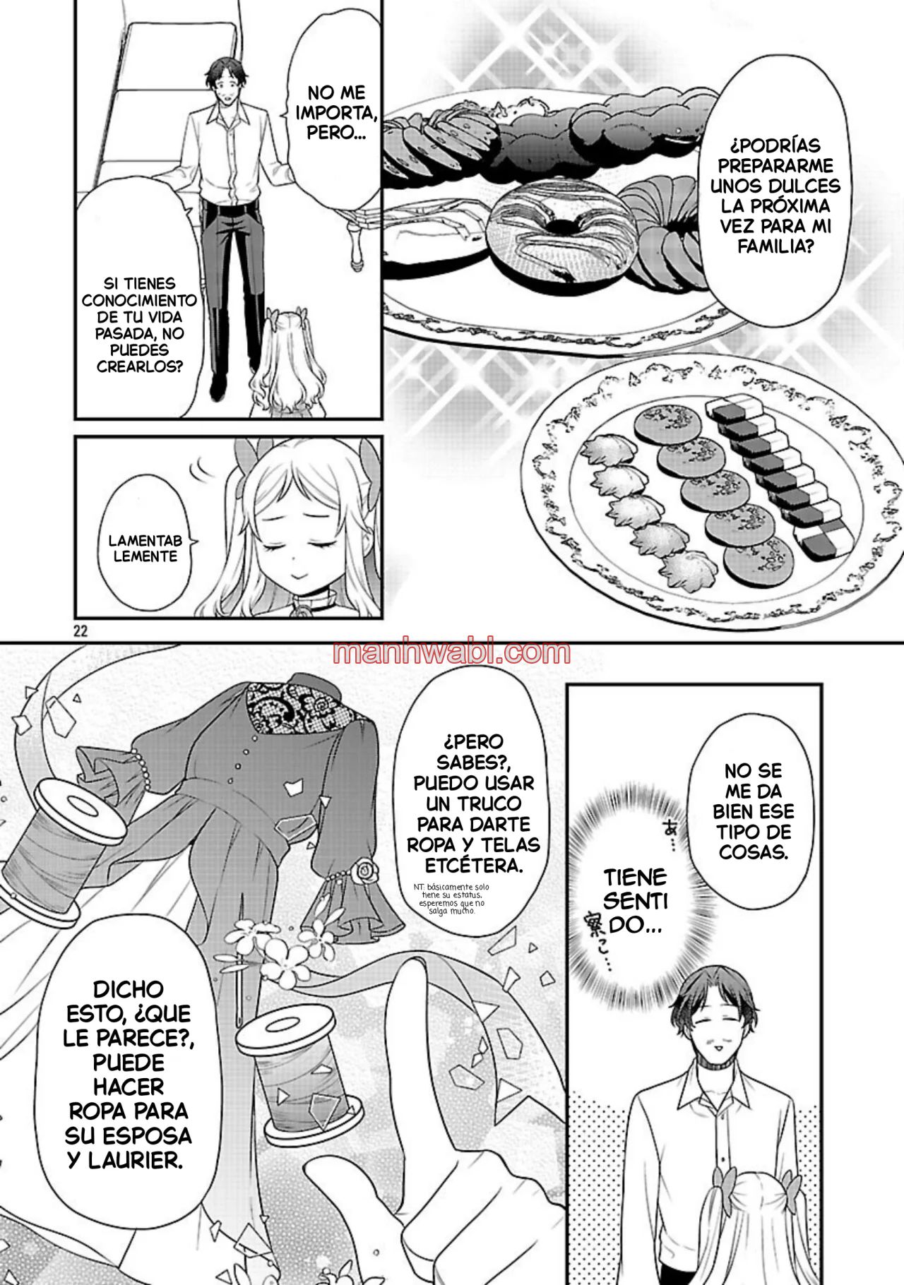 Reencarné como el padre de una joven malvada, así que adoro a mi esposa y a mi hija. - Capítulo 5_3 manhwa