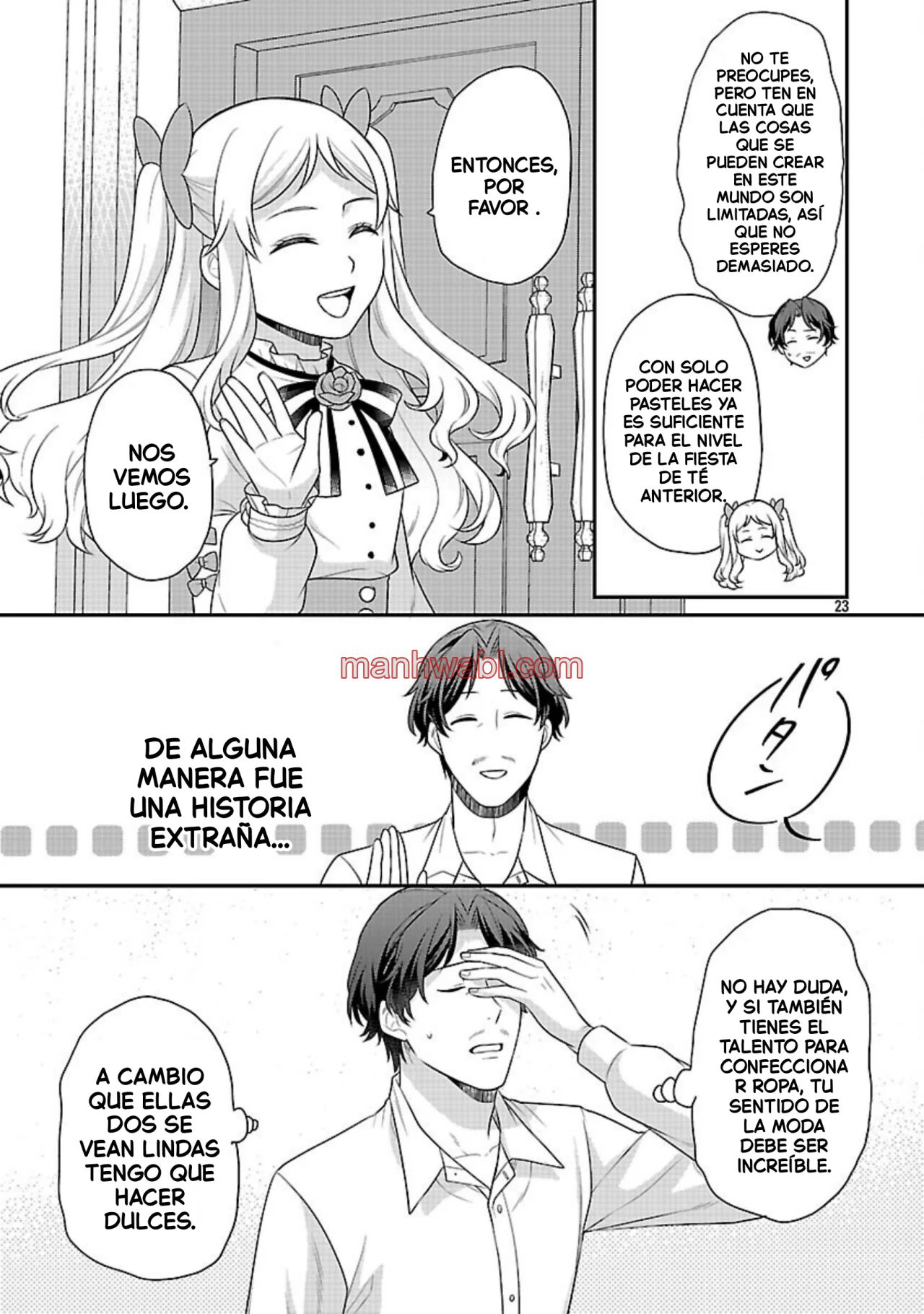 Reencarné como el padre de una joven malvada, así que adoro a mi esposa y a mi hija. - Capítulo 5_3 manhwa