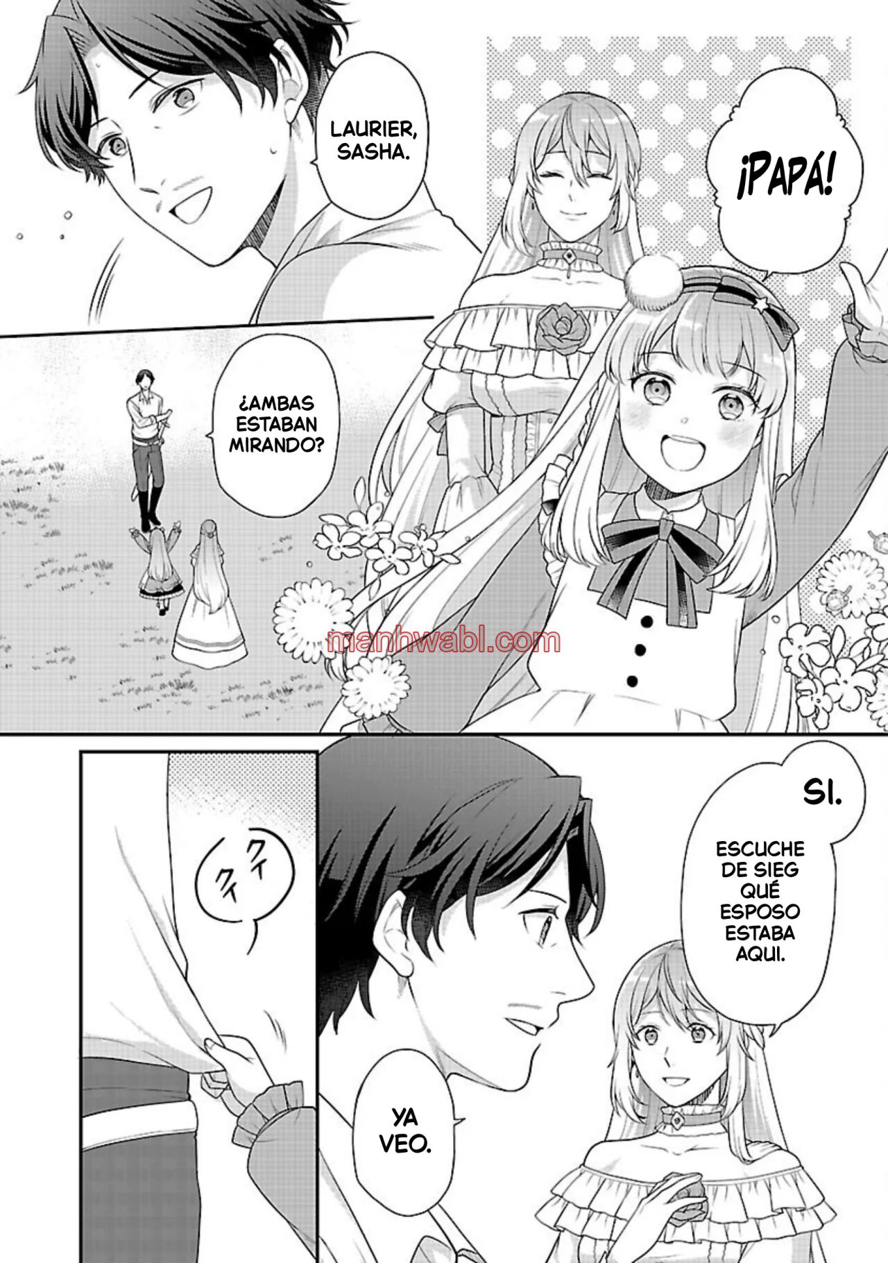 Reencarné como el padre de una joven malvada, así que adoro a mi esposa y a mi hija. - Capítulo 6 manhwa