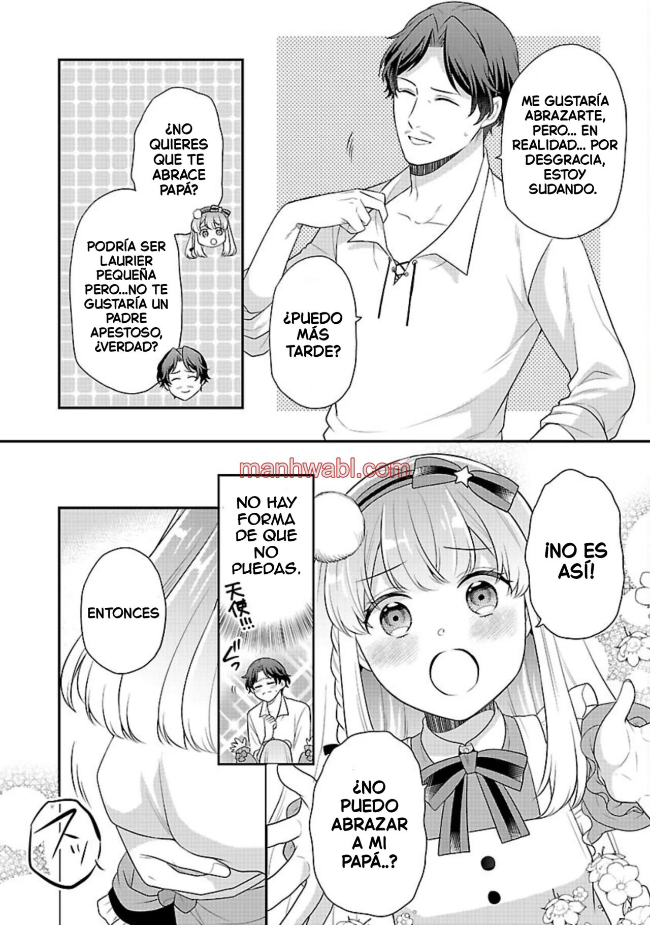 Reencarné como el padre de una joven malvada, así que adoro a mi esposa y a mi hija. - Capítulo 6_2 manhwa