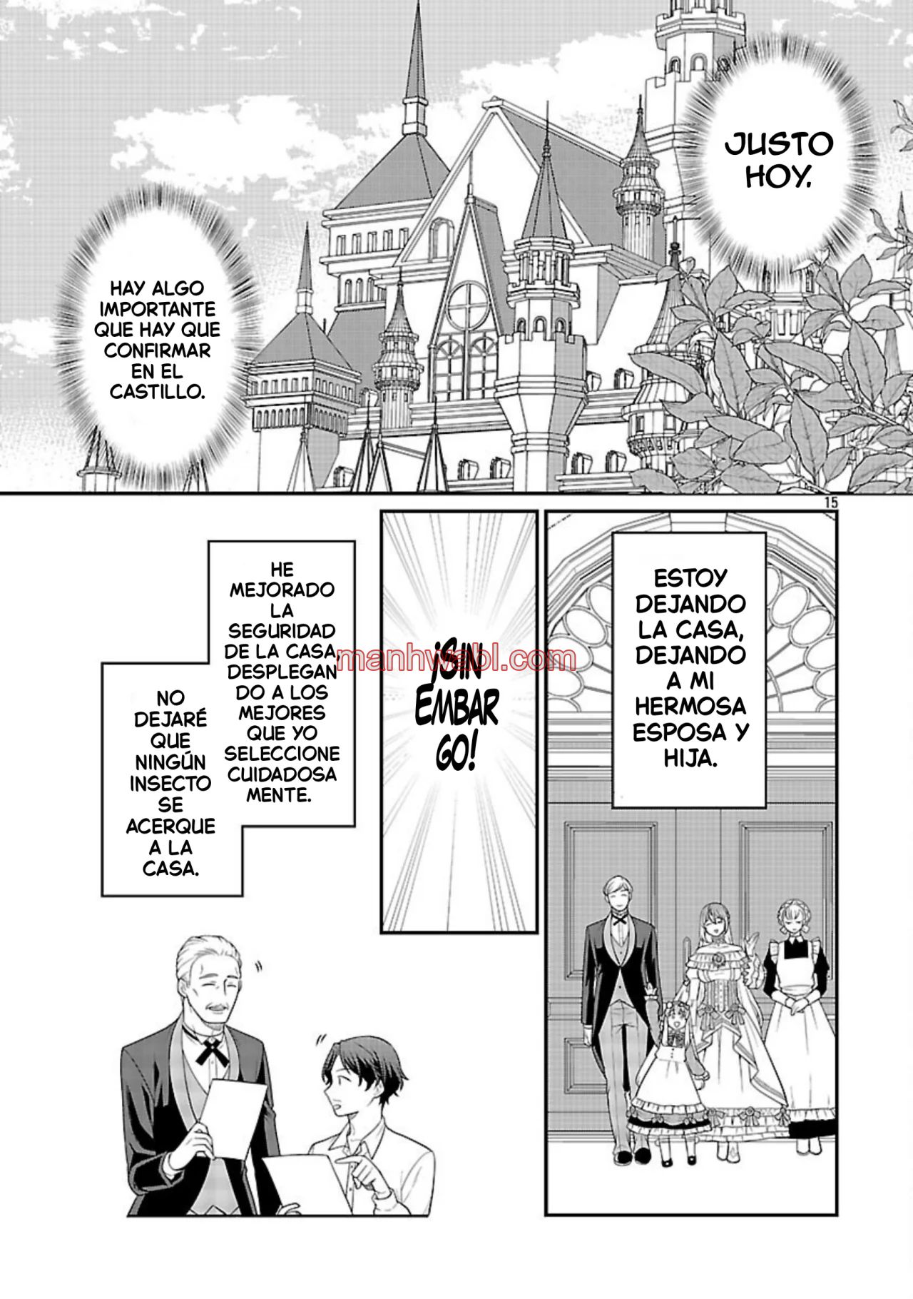 Reencarné como el padre de una joven malvada, así que adoro a mi esposa y a mi hija. - Capítulo 6_2 manhwa