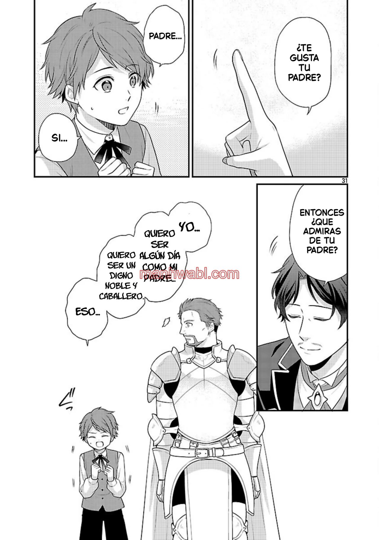 Reencarné como el padre de una joven malvada, así que adoro a mi esposa y a mi hija. - Capítulo 6_3 manhwa