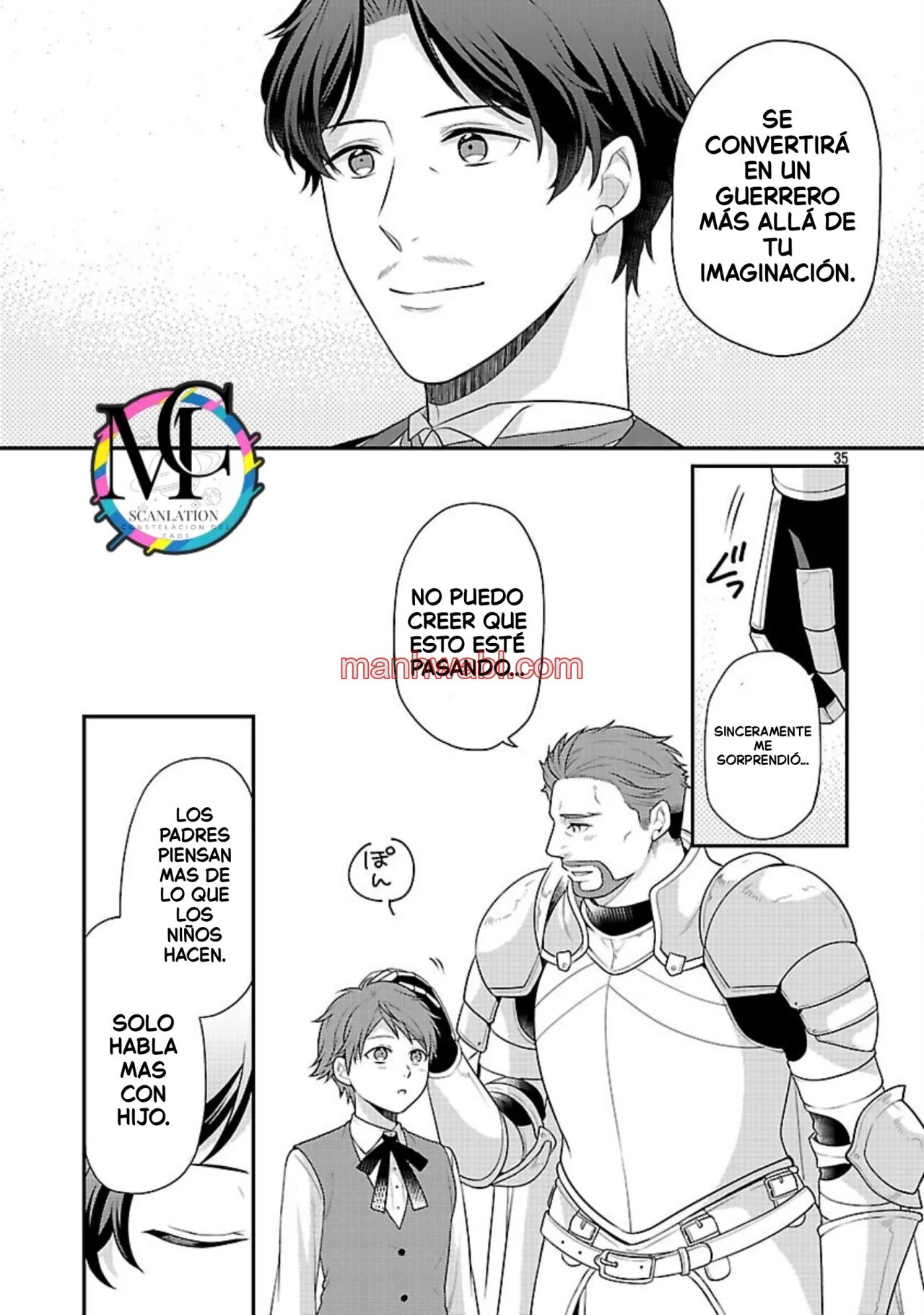 Reencarné como el padre de una joven malvada, así que adoro a mi esposa y a mi hija. - Capítulo 6_3 manhwa