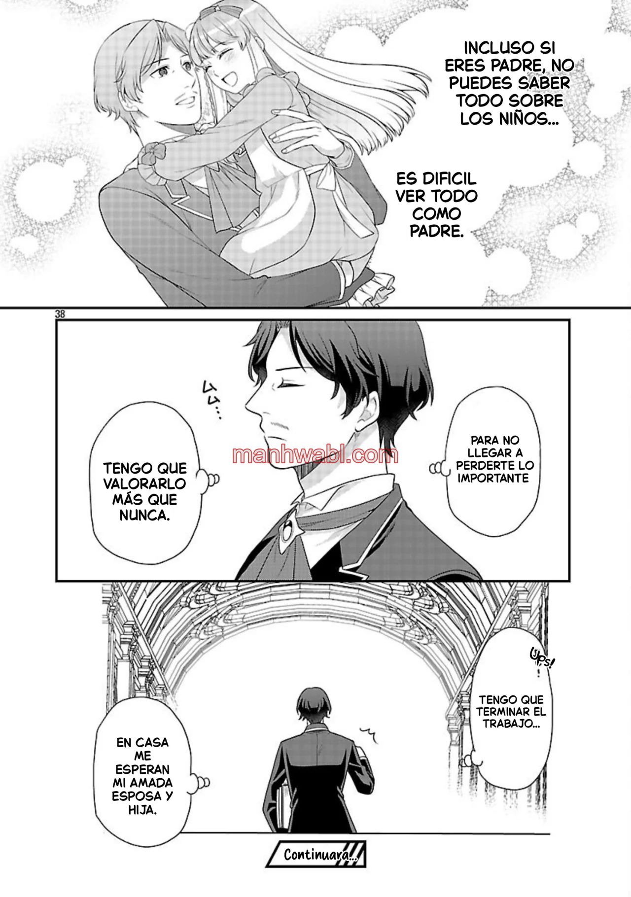 Reencarné como el padre de una joven malvada, así que adoro a mi esposa y a mi hija. - Capítulo 6_3 manhwa