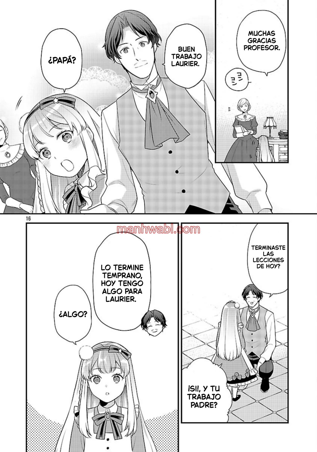 Reencarné como el padre de una joven malvada, así que adoro a mi esposa y a mi hija. - Capítulo 7_2 manhwa