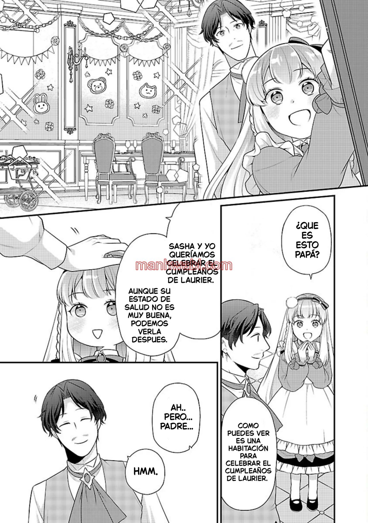 Reencarné como el padre de una joven malvada, así que adoro a mi esposa y a mi hija. - Capítulo 7_2 manhwa