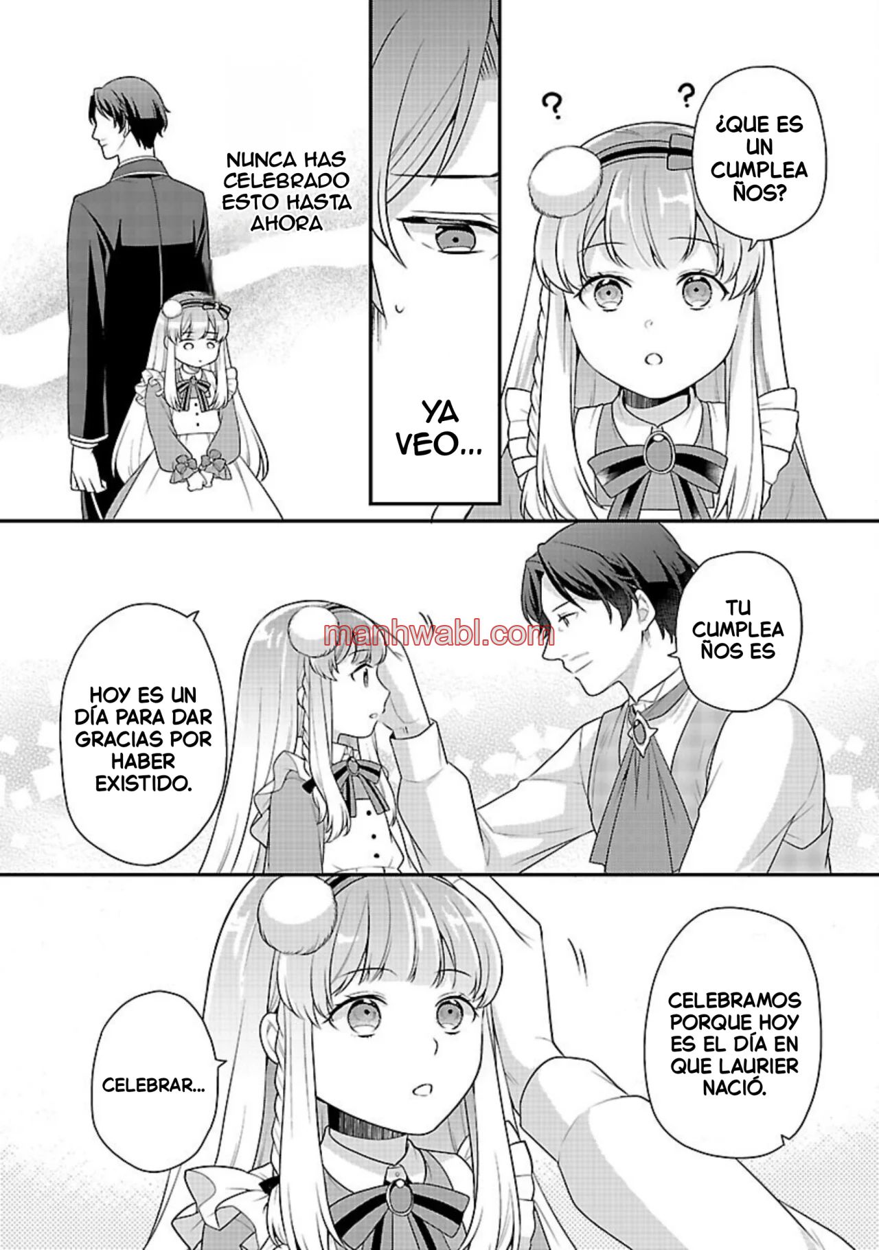 Reencarné como el padre de una joven malvada, así que adoro a mi esposa y a mi hija. - Capítulo 7_2 manhwa