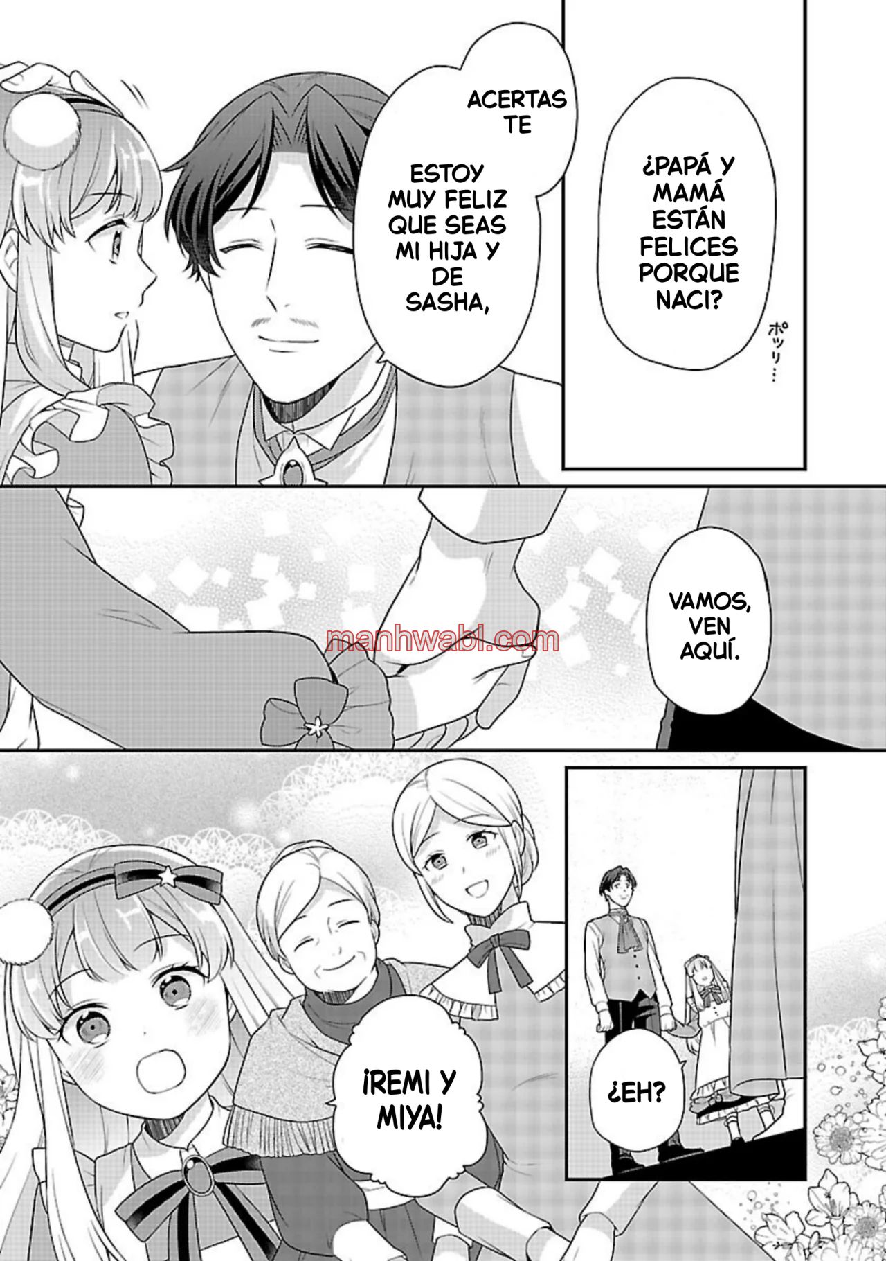 Reencarné como el padre de una joven malvada, así que adoro a mi esposa y a mi hija. - Capítulo 7_3 manhwa