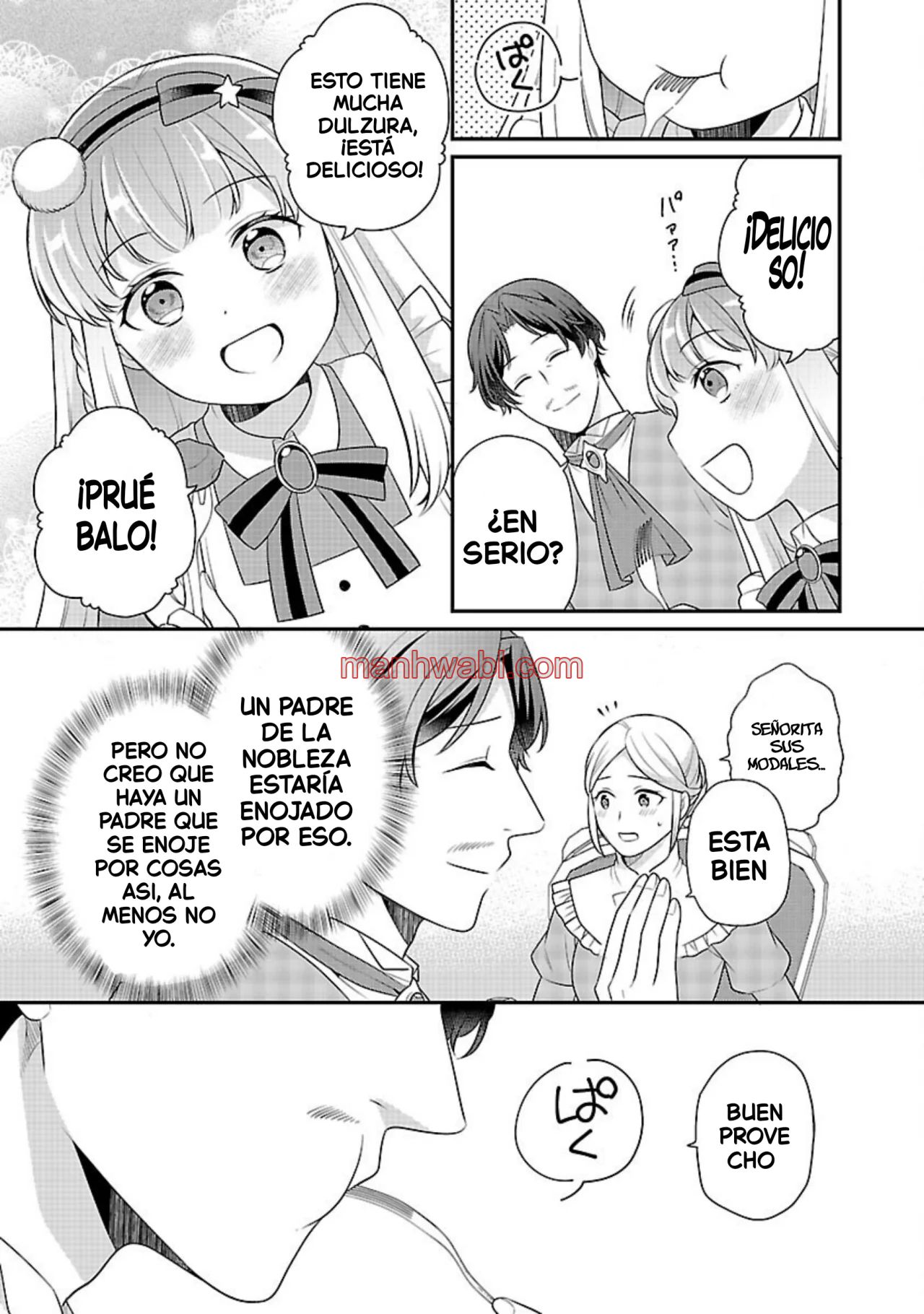 Reencarné como el padre de una joven malvada, así que adoro a mi esposa y a mi hija. - Capítulo 7_3 manhwa