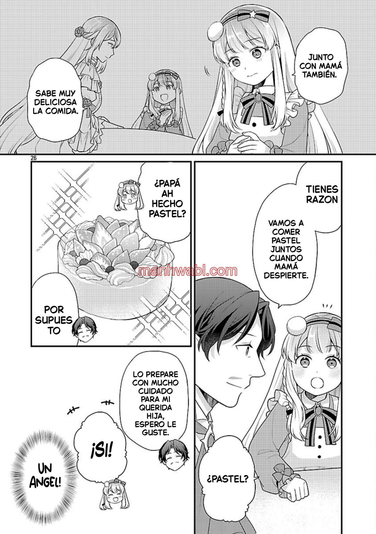 Reencarné como el padre de una joven malvada, así que adoro a mi esposa y a mi hija. - Capítulo 7_3 manhwa