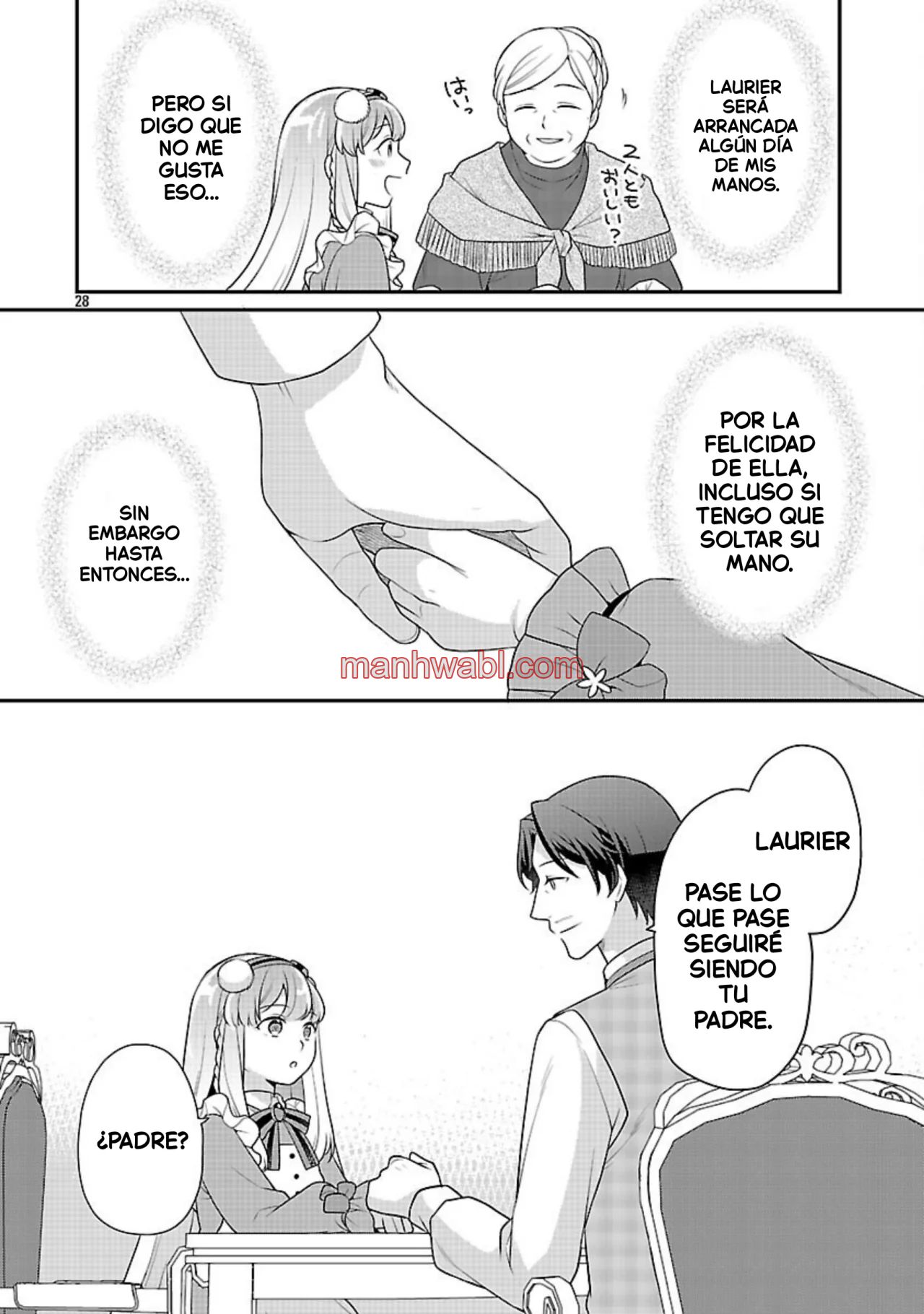 Reencarné como el padre de una joven malvada, así que adoro a mi esposa y a mi hija. - Capítulo 7_3 manhwa