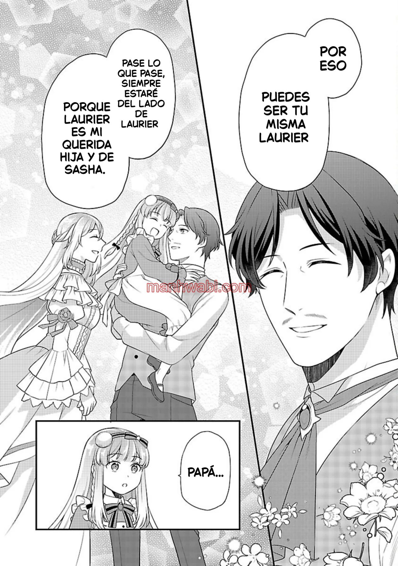 Reencarné como el padre de una joven malvada, así que adoro a mi esposa y a mi hija. - Capítulo 7_3 manhwa