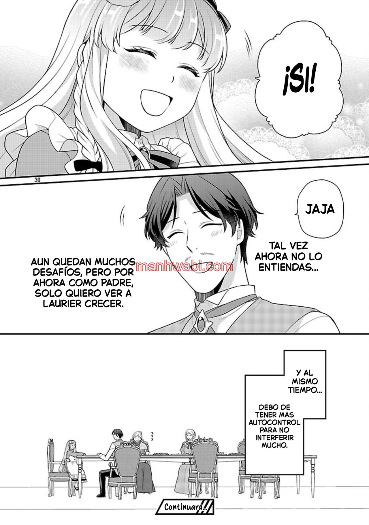 Reencarné como el padre de una joven malvada, así que adoro a mi esposa y a mi hija. - Capítulo 7_3 manhwa