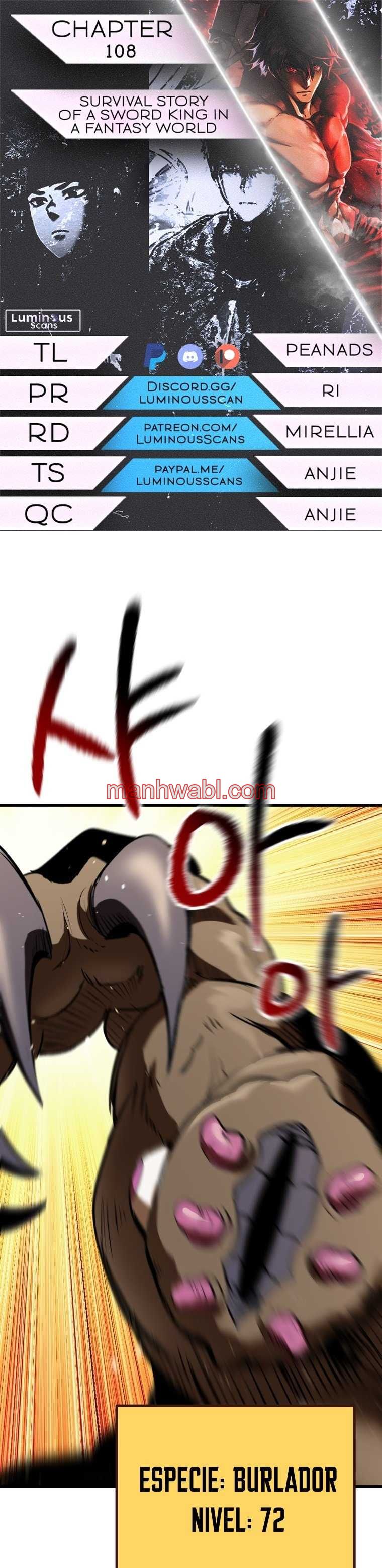 Registros de Supervivencia del Rey de la Espada - Capítulo 109 manhwa