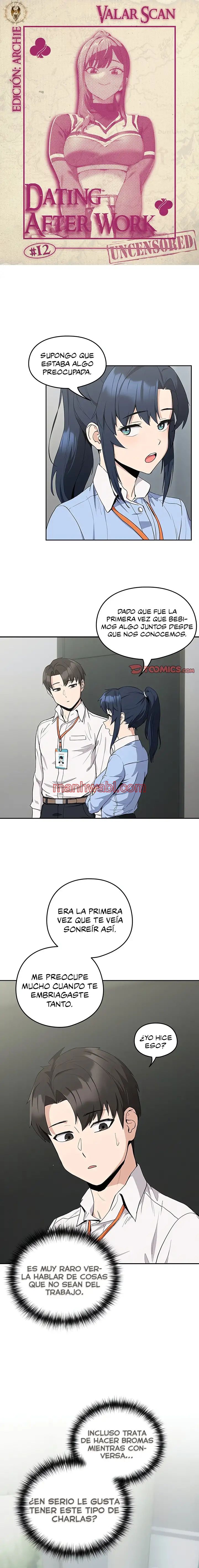 Relaciones amorosas despues del trabajo Sin Censura - Capítulo 12 manhwa