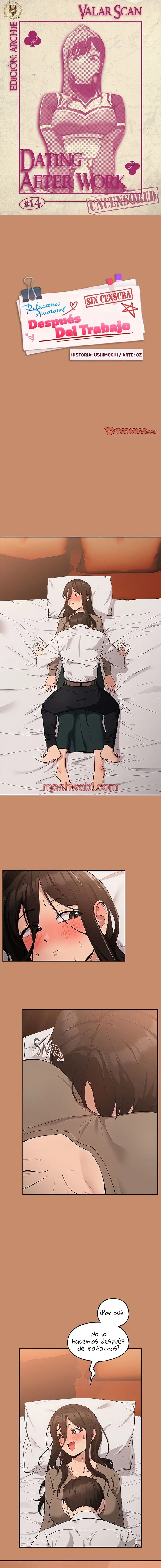 Relaciones amorosas despues del trabajo Sin Censura - Capítulo 14 manhwa