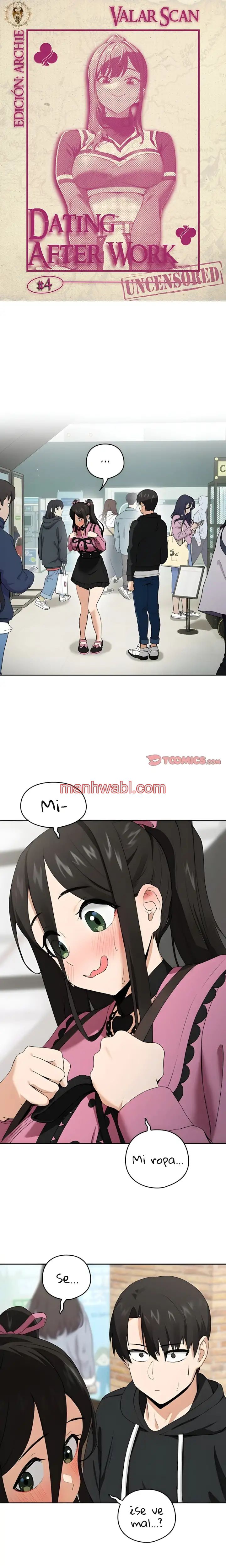 Relaciones amorosas despues del trabajo Sin Censura - Capítulo 4 manhwa