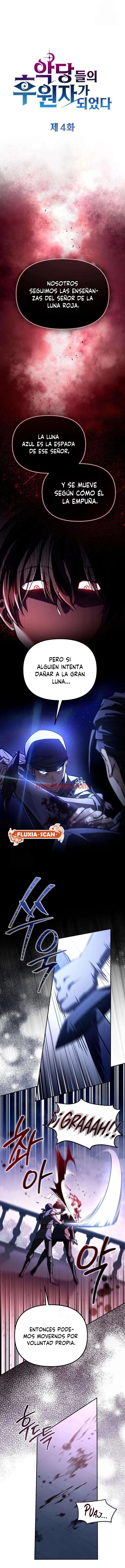 Se convirtió en patrocinador de villanos - Capítulo 4_2 manhwa