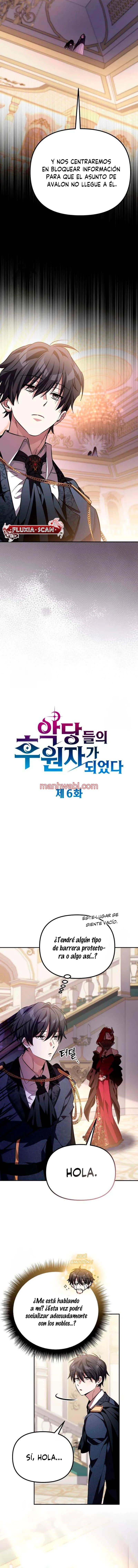 Se convirtió en patrocinador de villanos - Capítulo 6 manhwa