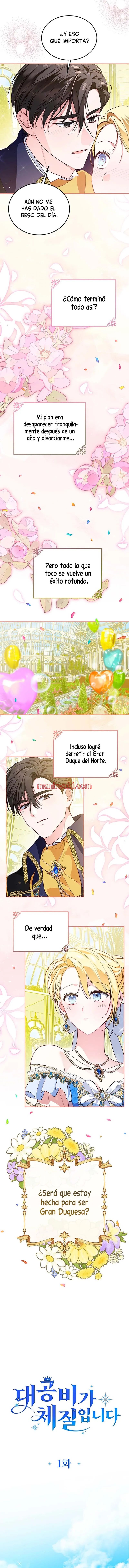 Ser la gran duquesa es lo mio - Capítulo 1 manhwa