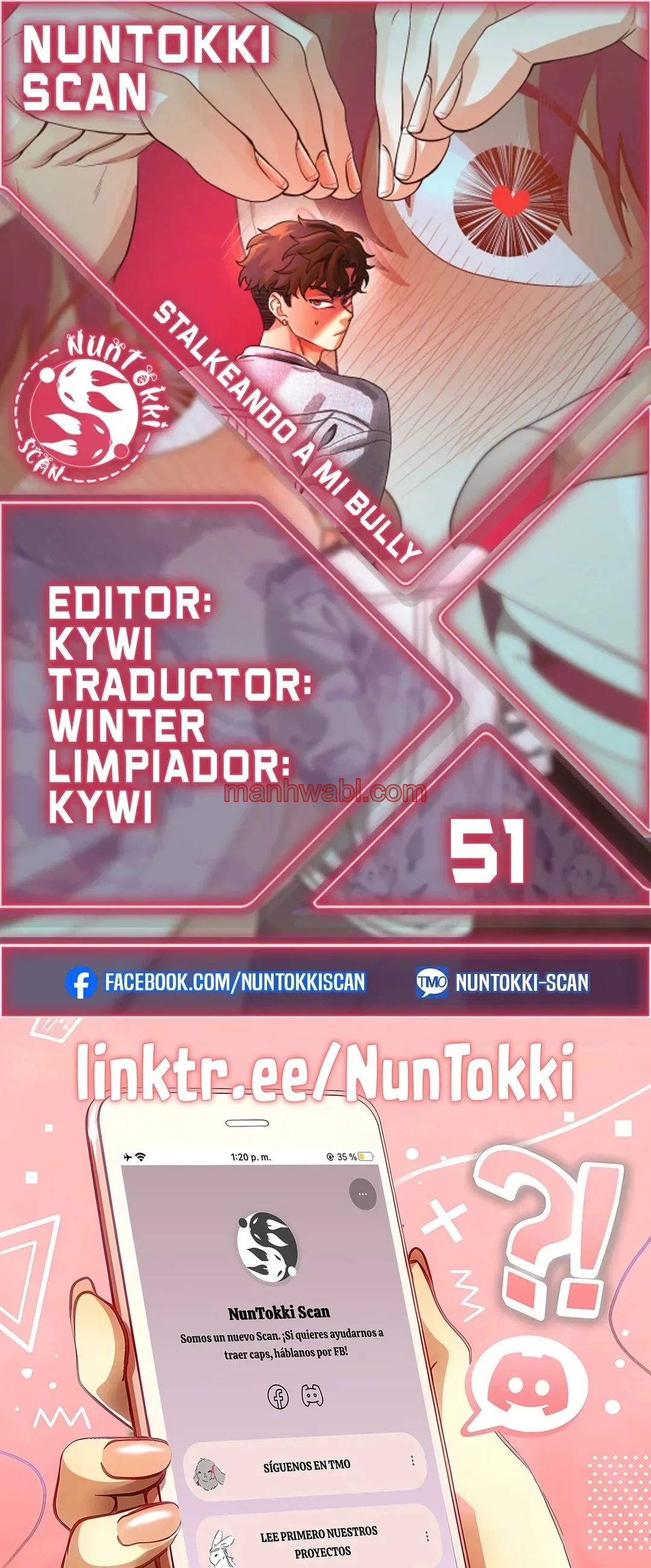 Stalkeando A Mi Bully - Capítulo 51 manhwa