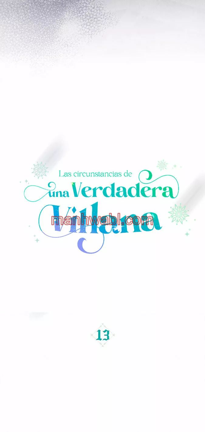 THE CIRCUMSTANCES OF A TRUE VILLAIN - Capítulo 13_2 manhwa